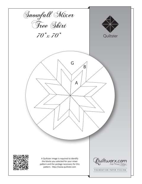 Snowfall Mixer Tree Skirt