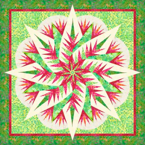 The Pineapple Moda's Chroma Batiks