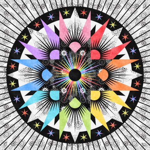 Disco Ball in ColorStock Cottons by Judy and Judel Niemeyer