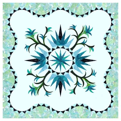 Pepperdish • 42x42 • 3 Left $134.00 Fabric Only $167.00 Kit with Replacement Papers $184.50 Kit with Pattern