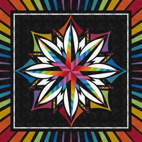 Harmony in ColorStock Cottons by Judy and Judel Niemeyer This kit includes 15-1/8 yards of fabric, including the binding. Fabric Only: $230.00 Kit with Pattern: $310.00