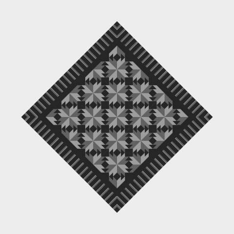 Indian Summer Autumn (Riley Blake) King Expansion Blank Layout