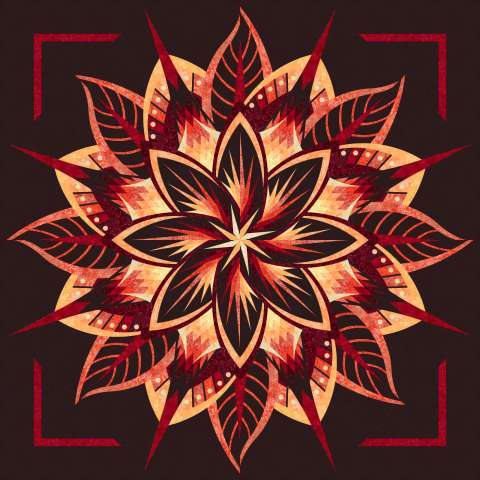 Jungle Magnolia Wall in Starfish Collection