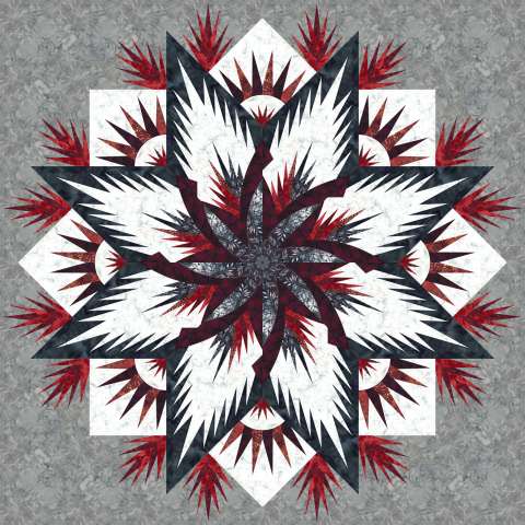 Winter's Bloom - Wall - 68 x 68