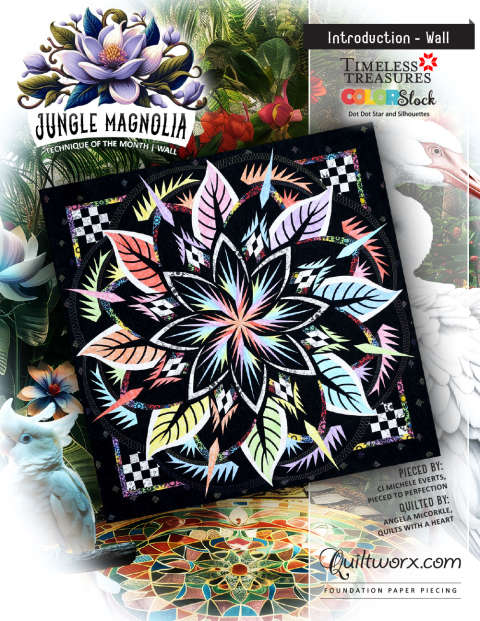 Jungle Magnolia Wall