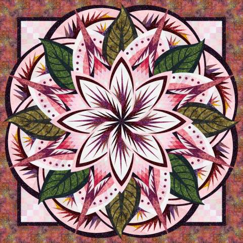 Jungle Magnolia - Riley Blake Design Wall 80 x 80