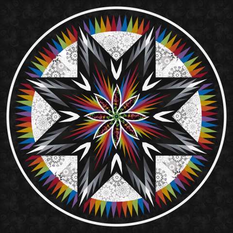 Cosmic Fireworks ColorStock 68 inch