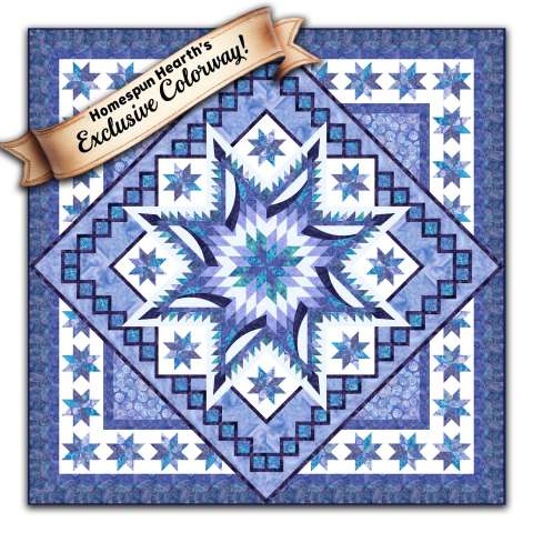 Mystic Reef Queen Size Quilt Kit - A Turtle Island Exclusive