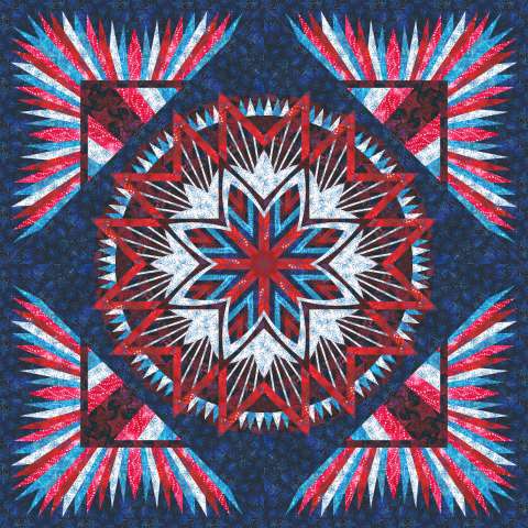 Kaleidoscope Queen Extension