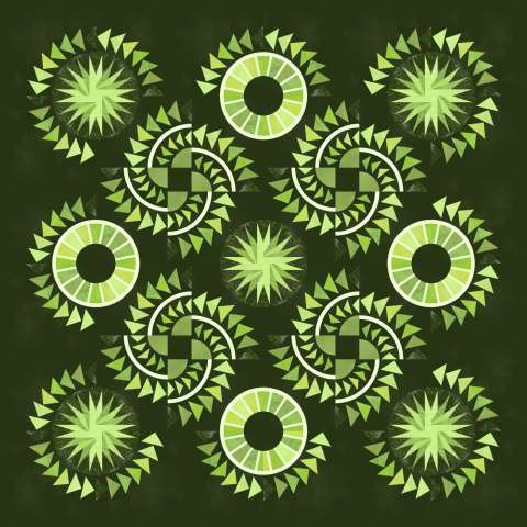 Riptides ColorStock Green This kit includes 14-3/8 total yards of Timeless Treasures ColorStock fabric line. Fabric Only: $228.00 Kit with Replacement Papers: $286.50 Kit with Pattern: $310.00