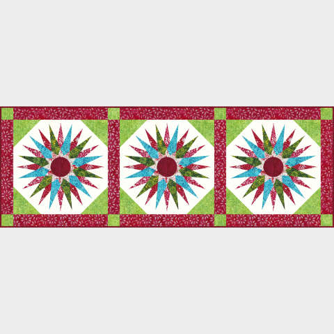 Polish Star in Island Batik 