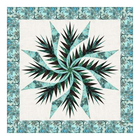 Evergreen Fern McKenna Ryan Woodland Batik Collection (Coversheet Version) April 2025 This kit includes enough fabric and binding to complete the quilt top. Fabric Only: $90.00 Kit with Replacement Papers: $103.50 Kit with Pattern: $121.00
