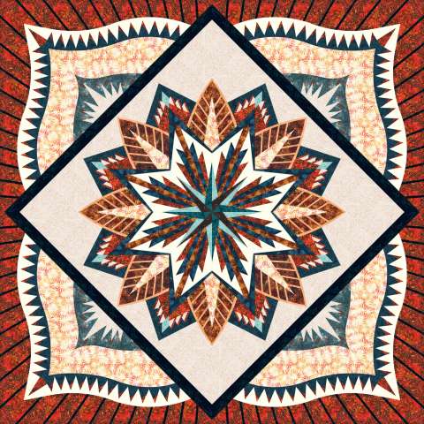 Monument Valley in Hoffman Fabrics