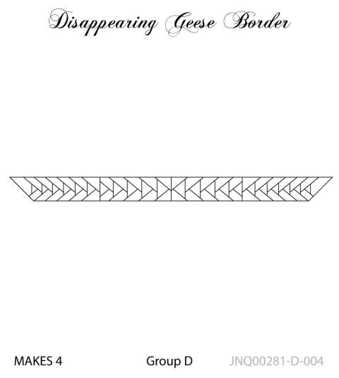 Disappearing Geese Border