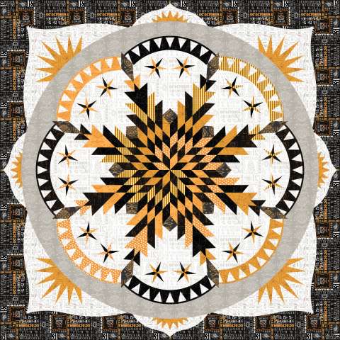 Hocus Pocus in Costume Makers II by Riley Blake • 80x80 3 Left $235.00 Fabric Only $284.50 Kit with Replacement Papers $313.50 Kit with Pattern