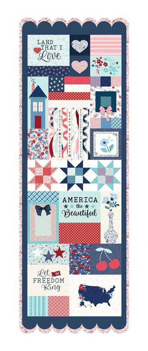 Kimberbell Star Spangled Beauty Ladder Quilt