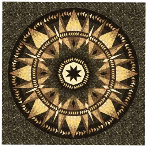 MOONGLOW CACTUS in Kings Castle Batiks (Michele Everts colorway)