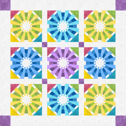 Pinwheel Patch in ColorStock Coversheet