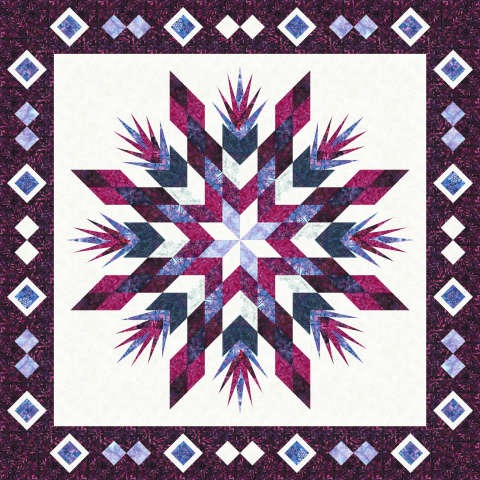 Sugar Plum Fairy in Hoffman Fabrics