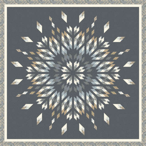 Chantilly Star in Marcus Fabrics Franklin House Collection Dark