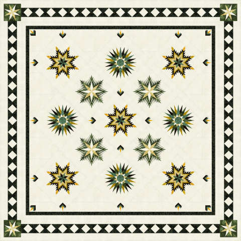 Winter Traditions Christmas Expansion Green & Gold TT Cedar & Sleighbells