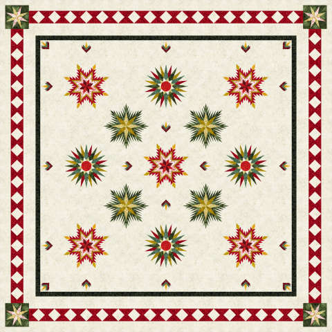 Winter Traditions Christmas Expansion Green & Red E1 TT Cedar & Sleighbells