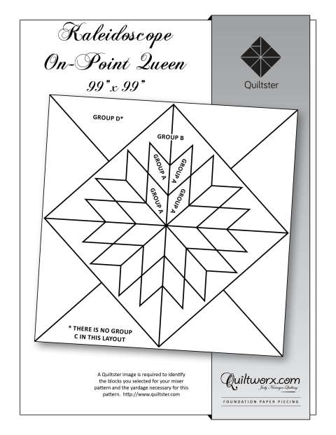 Kaleidoscope Mixer On Point Queen