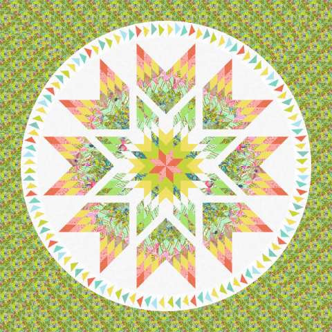 Lakeshore Sunrise: Tula Meadow Colorway