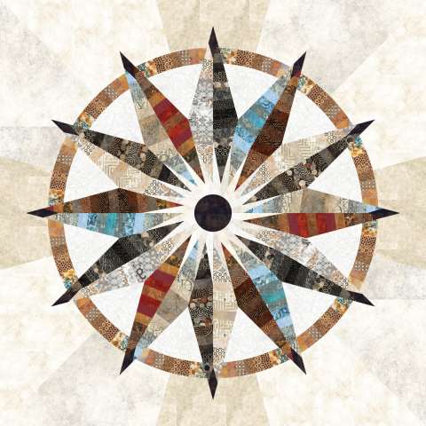 Sundial Quilt Kit: Canyon Echos