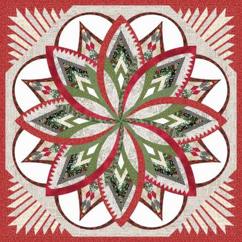 Peppermint Twist in Tim Holtz Christmas