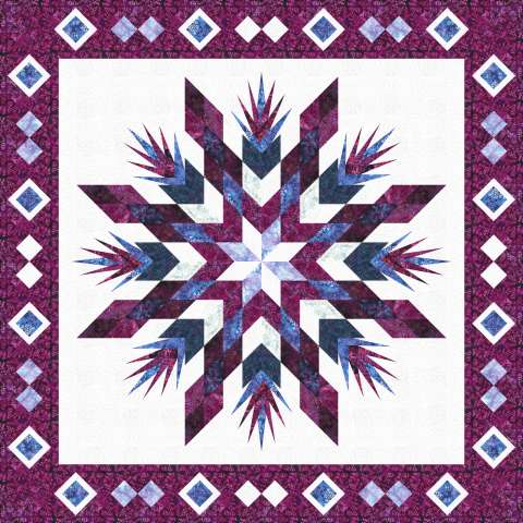 Sugar Plum Fairy Cover Replica with Subs This kit includes the fabrics and binding to complete the quilt top. Fabric Only: $152.00 Kit with Replacement Papers: $194.75 Kit with Pattern: $221.00