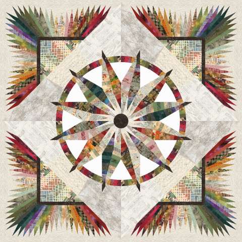 Sundial Tim Holtz Queen Expansion