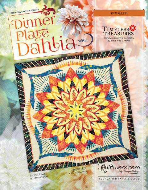 Dinner Plate Dahlia Wall