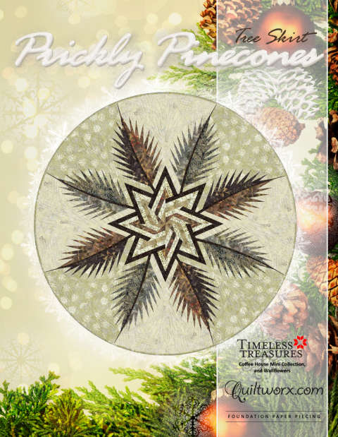 Prickly Pinecones Tree Skirt 2023
