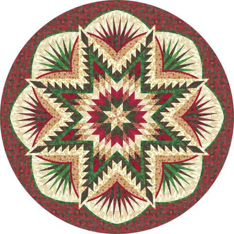 Christmas Cookie: Merry Moments Batiks Colorway