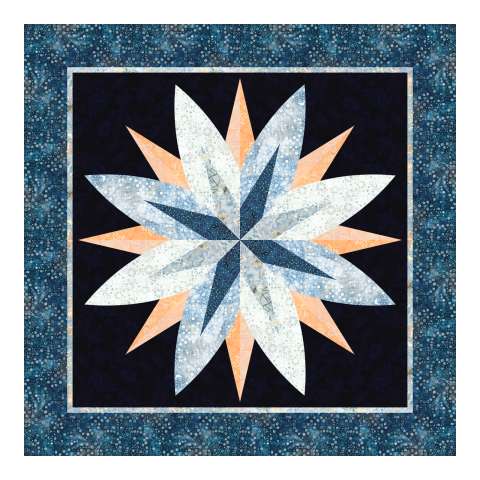 Lotus Flower Kit: Blushing Blueberries Colorway