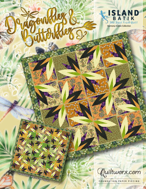 Dragonflies & Butterflies Wall Quilt (DISCONTINUED)