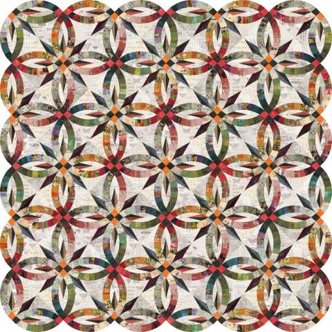 PopStar in Tula Pink This kit includes the fabrics and binding to complete the quilt top. Fabric Only: $90.00 Kit with Replacement Papers: $105.75 Kit with Pattern: $126.00