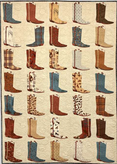  Bootaholic Quilt Kit