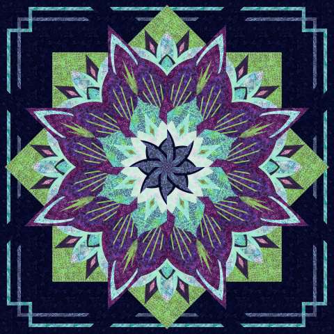 Kali Mixer – Essence of Lime Colorway Quilt Kit