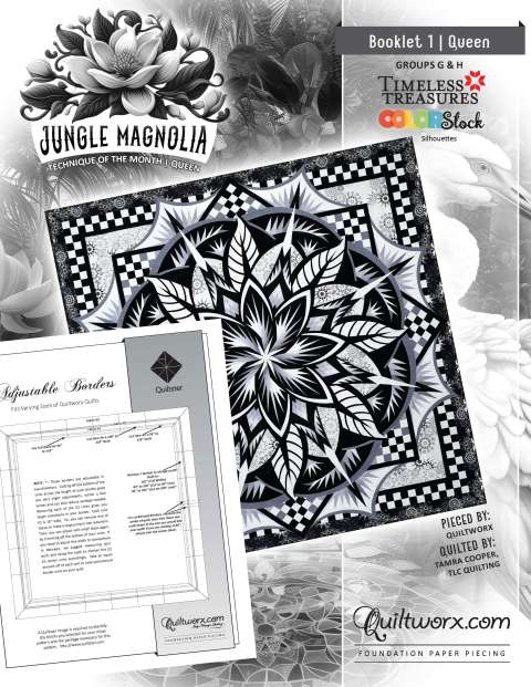 Jungle Magnolia Queen to King 99 in to 118 in Expansion 