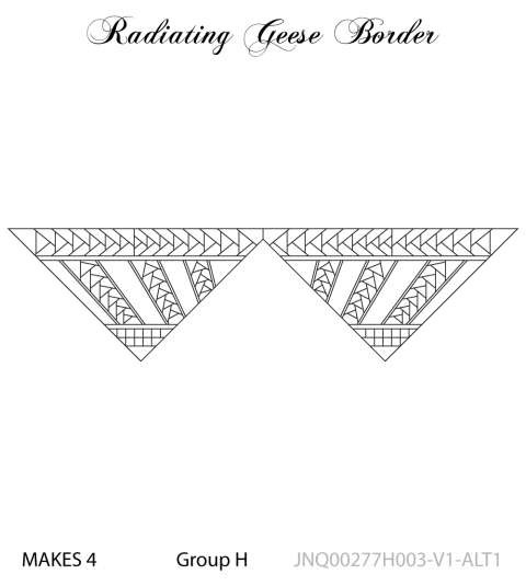 Radiating Geese King Border V1-ALT1