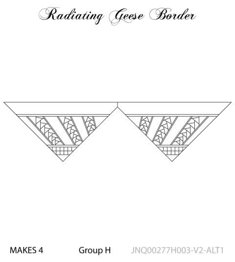 Radiating Geese King Border V2-ALT1