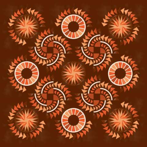 Riptides in ColorStock Orange This kit includes 14-3/8 total yards of Timeless Treasures ColorStock fabric line. Fabric Only: $228.00 Kit with Replacement Papers: $286.50 Kit with Pattern: $310.00
