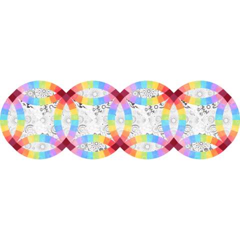 Wedding Ring Table Runner ColorStock