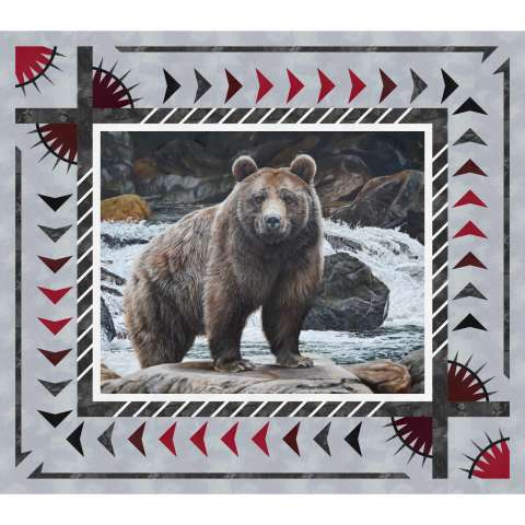 Arizona Cactus in Color Stock This kit includes 6-1/4 total yards of Timeless Treasures ColorStock fabric line. Fabric Only: $101.50 Kit with Replacement Papers: $110.50 Kit with Pattern: $128.00