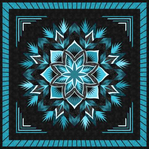 Arizona Cactus in Color Stock This kit includes 6-1/4 total yards of Timeless Treasures ColorStock fabric line. Fabric Only: $101.50 Kit with Replacement Papers: $110.50 Kit with Pattern: $128.00