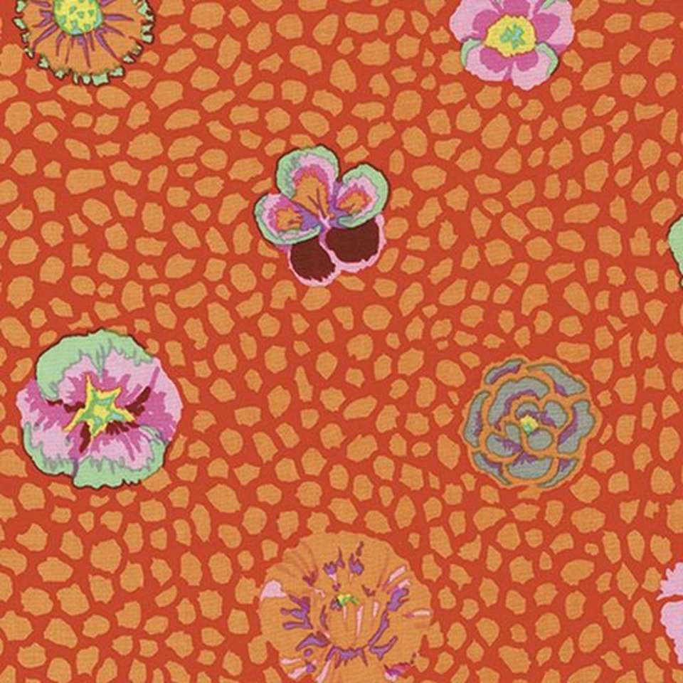 Free Spirit - Kaffe Classics Guinea Flower - GP59.APRI