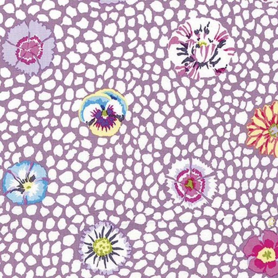 Free Spirit - Kaffe Classics Guinea Flower - GP59.MAUVE