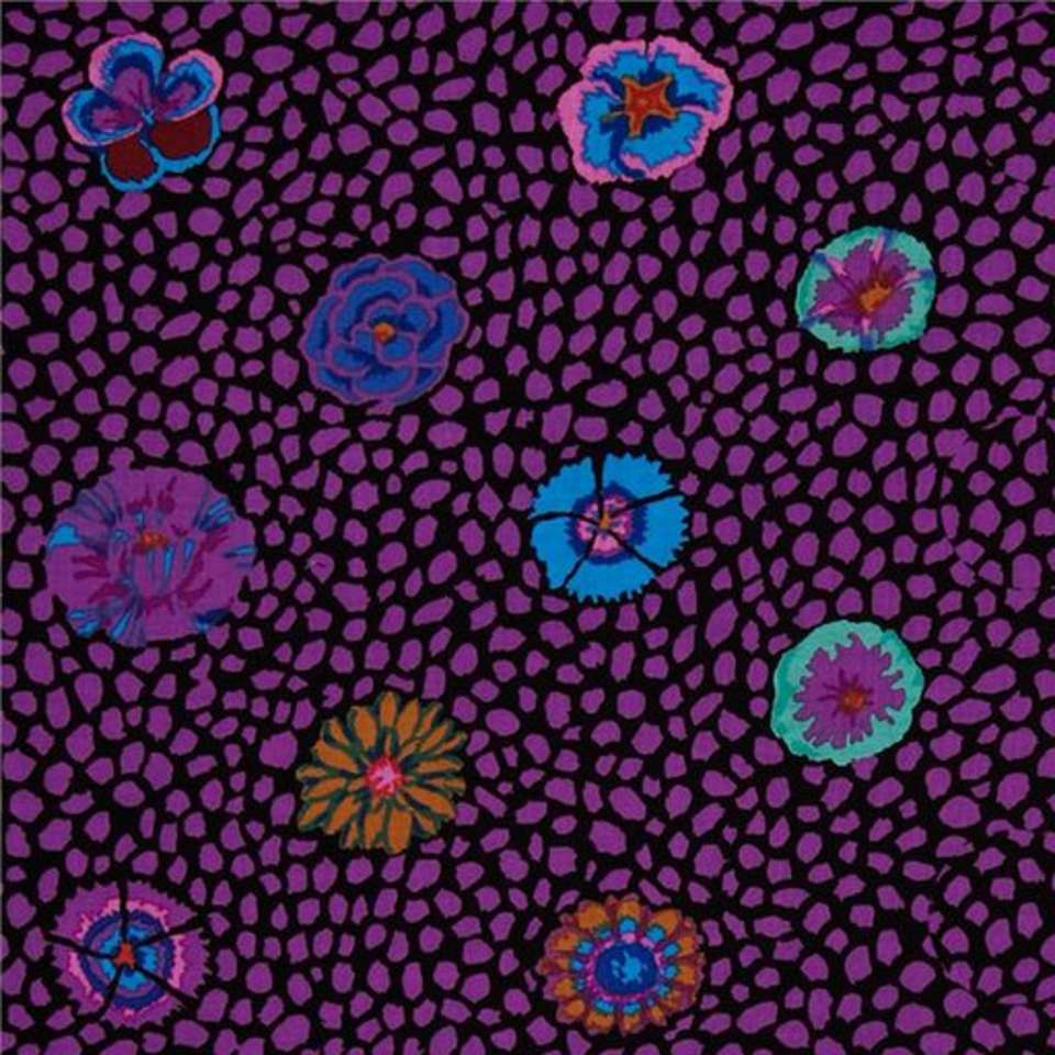 Free Spirit - Kaffe Classics Guinea Flower - PWGP059.PURPL